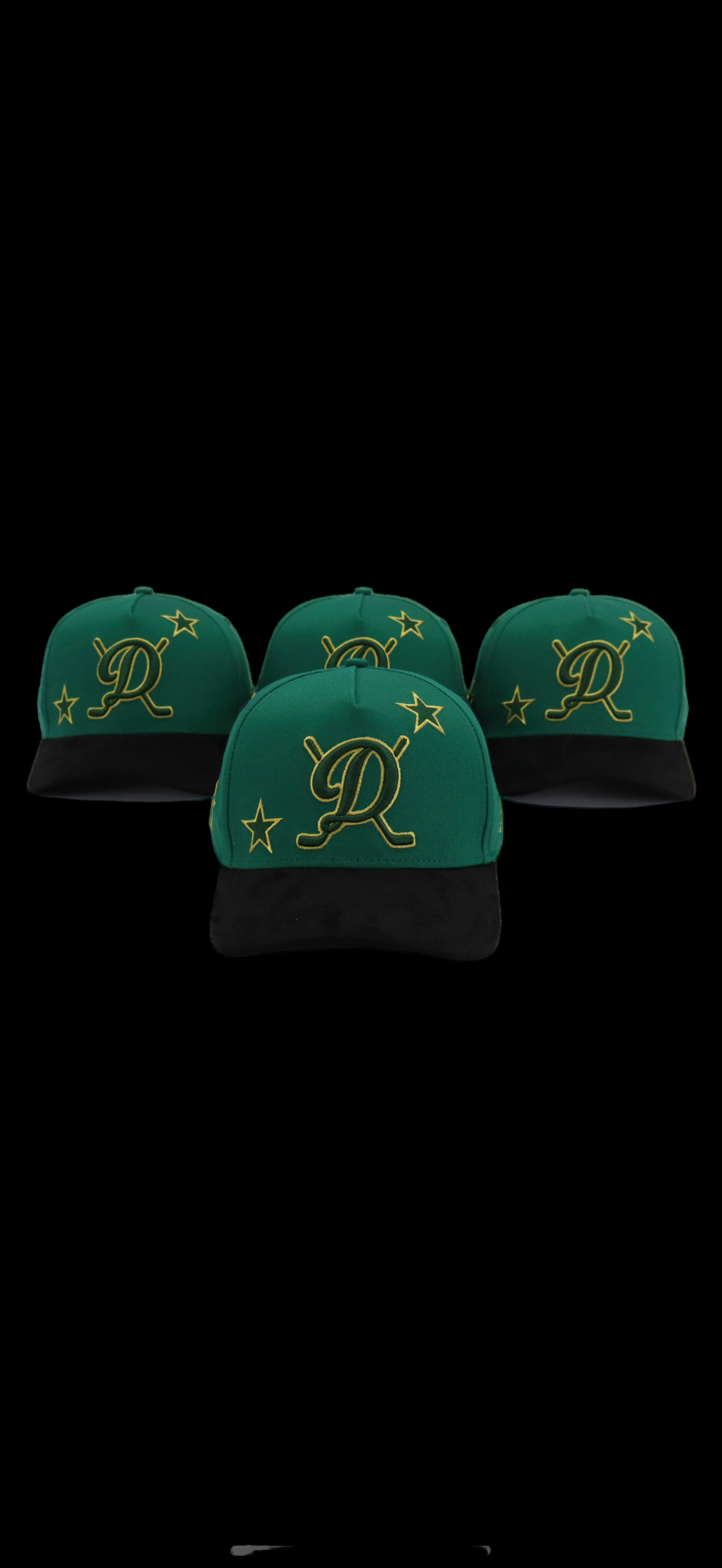 Dallas stars green & black suede