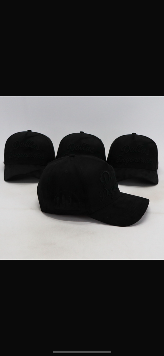 OG Dallas Degenerates (suede) all black