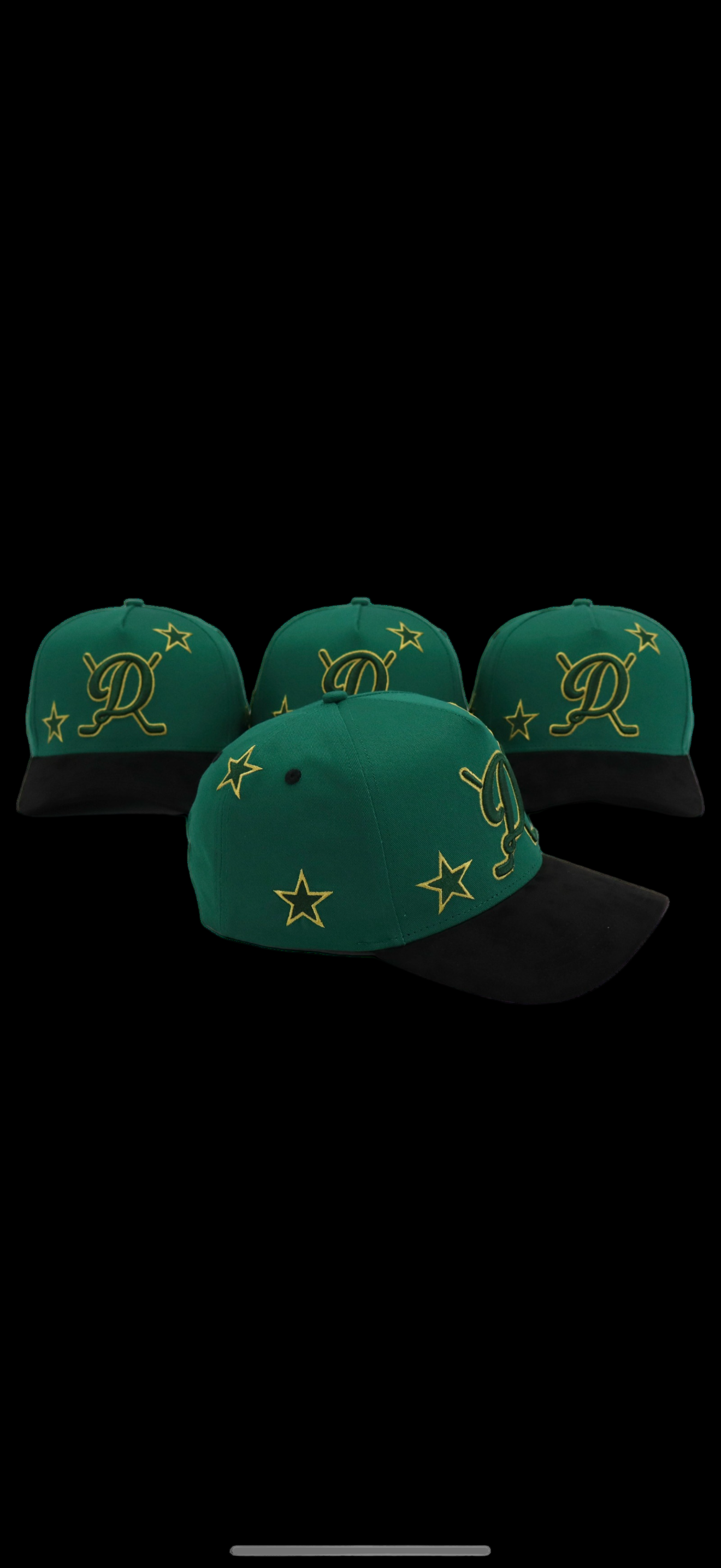 Dallas stars green & black suede