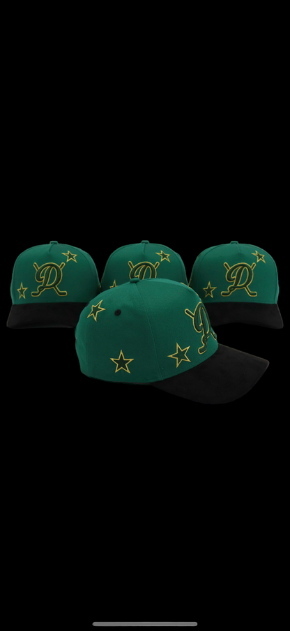 Dallas stars green & black suede