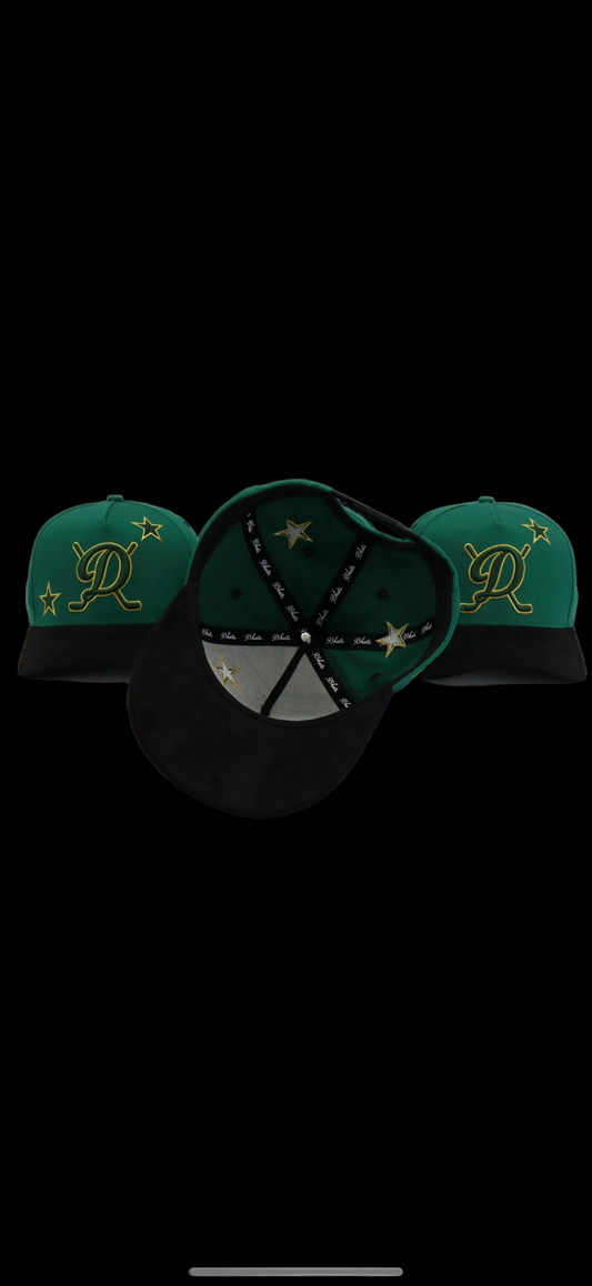 Dallas stars green & black suede