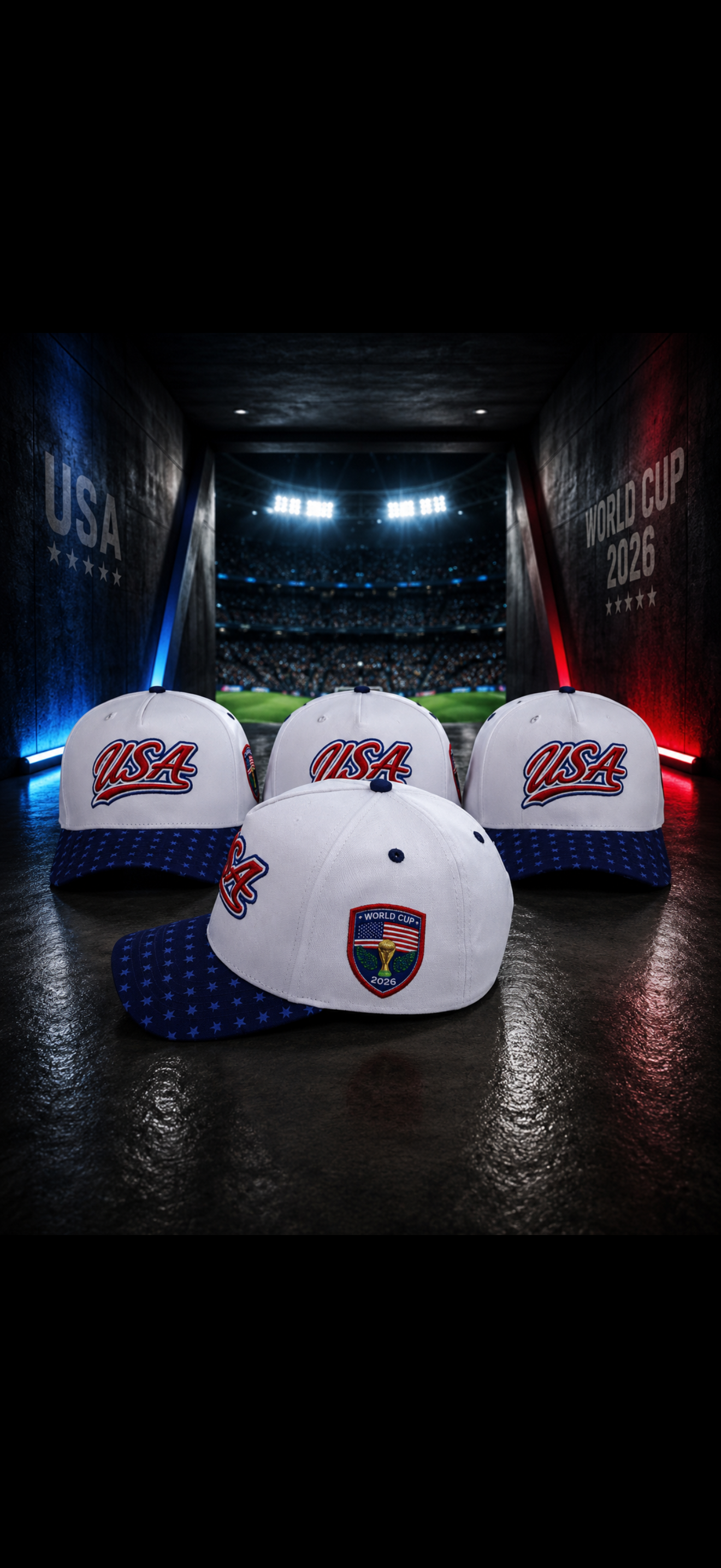 USA World Cup 2026 Hat – White Edition